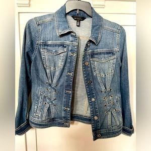 WHBM sz M denim jacket - worn just once